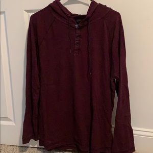 Quarter-Button Hoodie